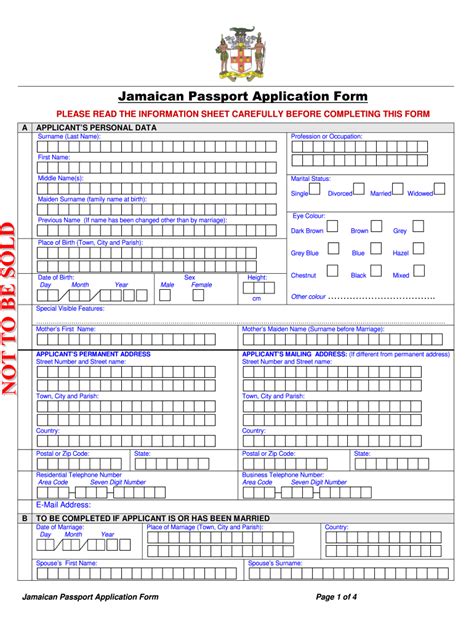 jamaica passport application fill out and sign online dochub
