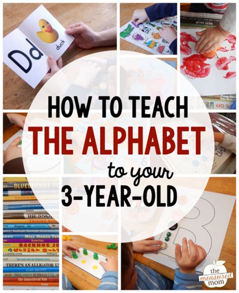 Learning Letters With A 3 Year Old Lesson Plans