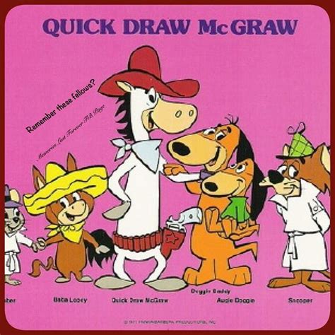 Quick Draw Mcgraw Classic Cartoon Characters 70s Cartoons Morning