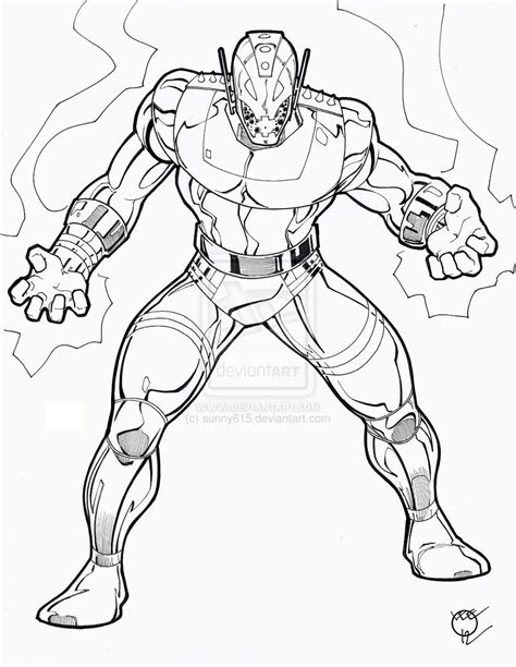 Ultron Coloring Pages Coloring Home