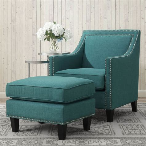 Erica Teal 29x31x36 At Home Furniture Accent Chairs Sitting Room Chairs