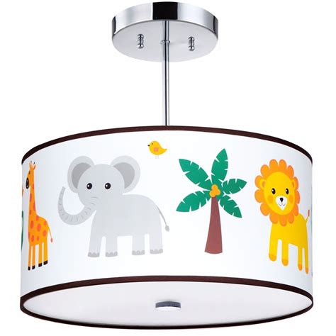 Check out our animal ceiling light selection for the very best in unique or custom, handmade pieces from our lighting shops. Jungle Animals Light Fixture, 3-Light in 2020 | Light ...