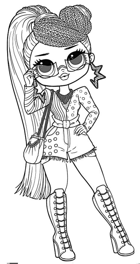 67 Omg Dolls Coloring Pages Just Kids