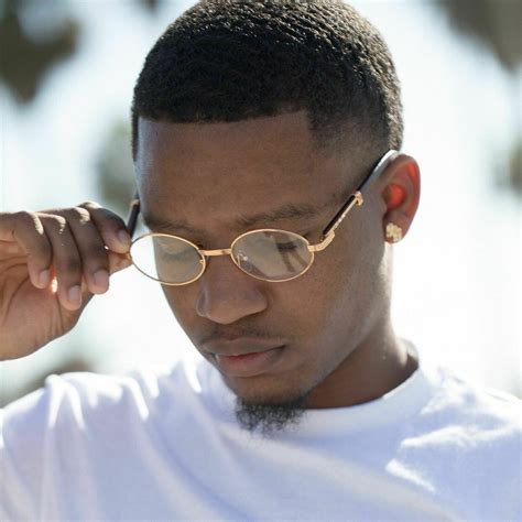 Men's Hip Hop Vintage Gold Frame Clear Lens Wood Glasses | eBay