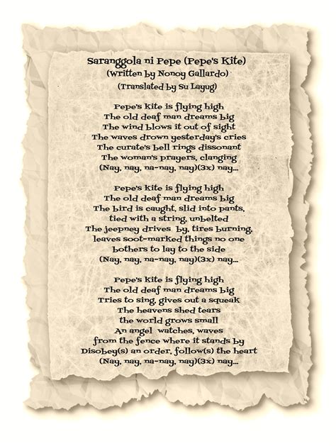 Tagalog Poems About Life Tagalog Rizal Kundiman Poemsearcher