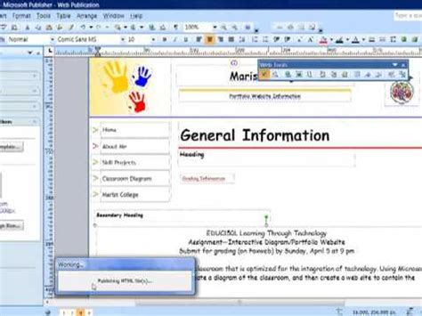 Have you ever found yourself on a website that you think would be a fit for your online want ads? Publishing your Publisher 2007 website - YouTube