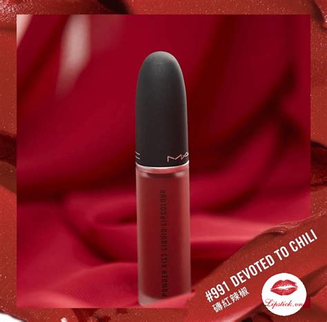 Mac devoted to chili powder kiss lipstick review & swatches. Review Son MAC 991 Devoted To Chili Đỏ Đất Hot Nhất ...