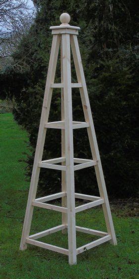 Knightsbridge Wooden Garden Obelisk Modern Design In