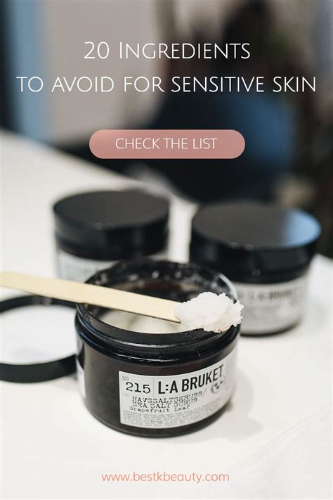 20 Ingredients To Avoid For Sensitive Skin Sensitive Skin