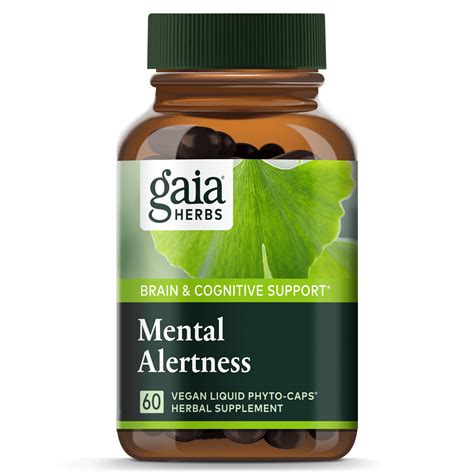Mental Alertness for Brain & Cognitive Support: Gaia Herbs®