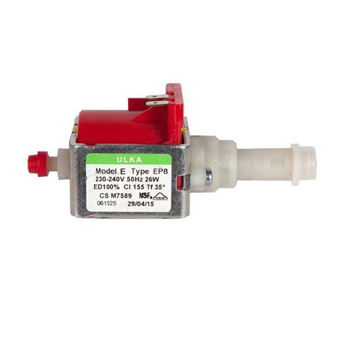 Bombora is a wholesale distributor of coffee machine cleaning products, water filtration, coffee machine and grinder spare parts, barista tools, accessories and brewing gear. ULKA EP8 VIBRATORY PUMP 230-240V, 26W, 50Hz COFFEE ...