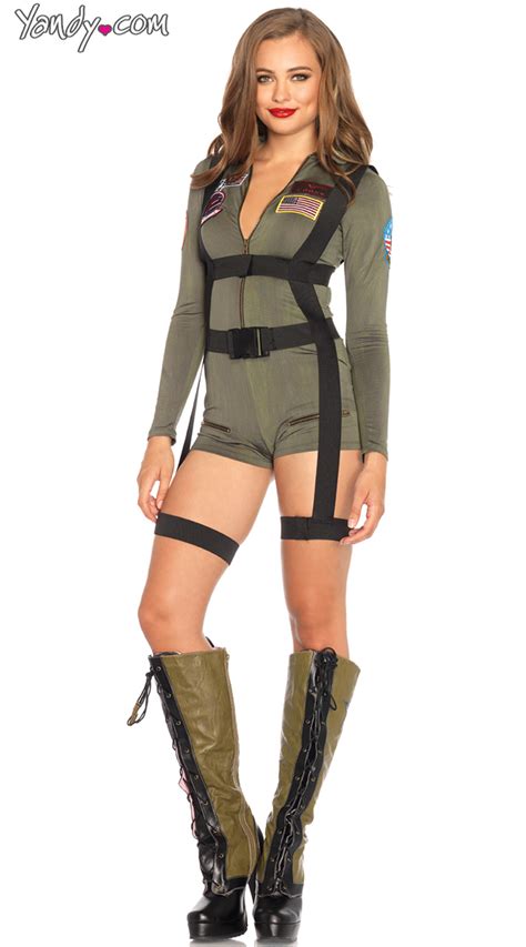 Top Gun Cutie Costume Sexy Military Costume Sexy Uniform Costume