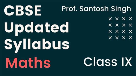 Cbse Class Ix Mathematics Course Structure 2020 21 Reduced Syllabus For Cbse Class 9 Maths