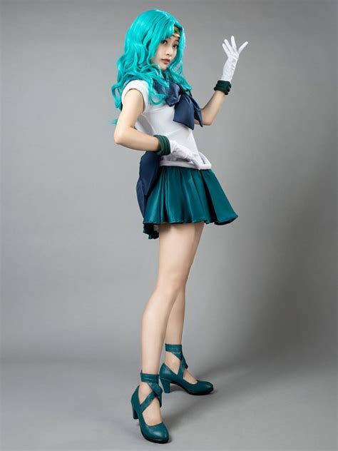 Sailor Moon Sailor Neptune Kaiou Michiru Cosplay Costume Cp00515 Cosplay Shop