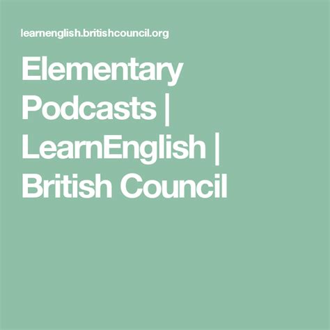 Podcasts British Council Aula