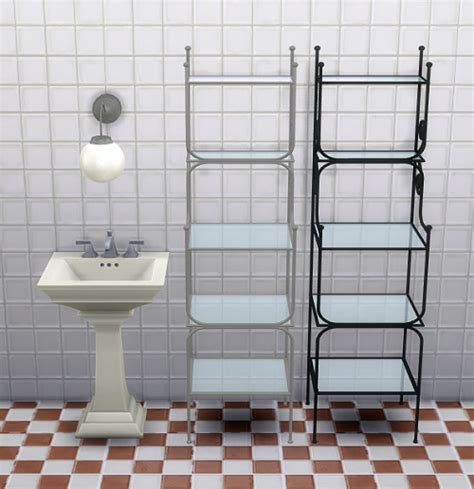 Sims 4 Ccs The Best Ikea Inspiration Bathroom Shelves And Lighting