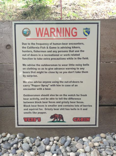 So This Sign Is Outside Our Cabin Read Until The End Funny