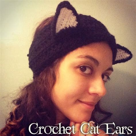 Free Crochet Pattern For Cat Ears On A Headband Or Hat Feltmagnet