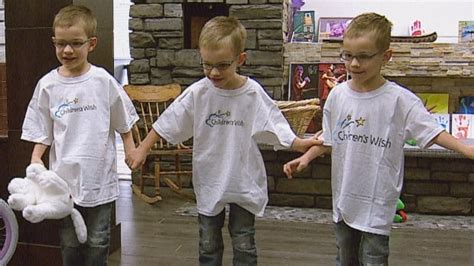 Calgary Triplets With Rare Form Of Cancer Give Back As Kimmett Cup Ambassadors Cbc News