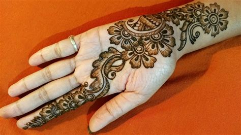 Modern Back Hand Mehndi Design Simple Most Beautiful Stylish And Easy