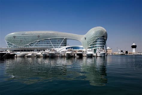 W Abu Dhabi Yas Island Is The Worlds Only Hotel Located Atop A Grand