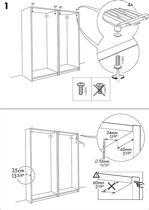 Ikea Pax Ardal Sliding Door 59x93 Assembly Instruction