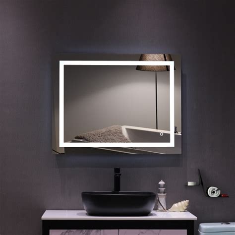 Ktaxon Anti Fog Led Backlit Mirror Illuminated Wall Mirror Bathroom