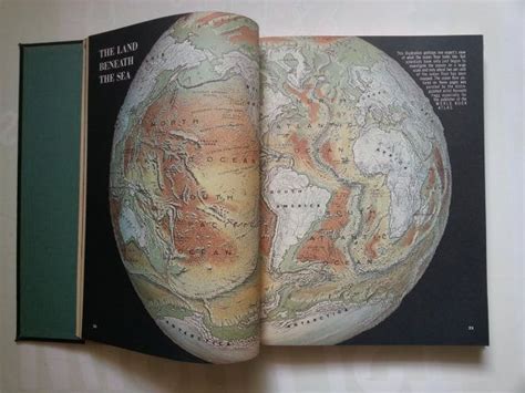 1960s Big Vintage Atlas Book World Atlas Vintage Maps Vintage Book
