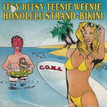 C O M A Itsy Bitsy Teenie Weenie Honolulu Strand Bikini Slap Lover Record