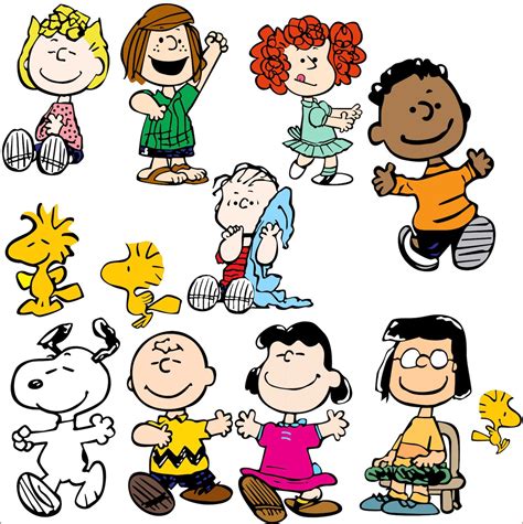 Charlie Brown Vectores Bundle Charlie Brown Friends Snoopy | Etsy
