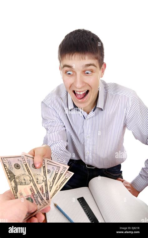 Teenager Get A Money Stock Photo Alamy