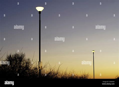 Street Lighting Stock Photo Alamy