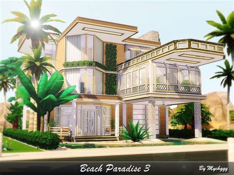 Beach Paradise 3 House By Mychqqq At Tsr Sims 4 Updates
