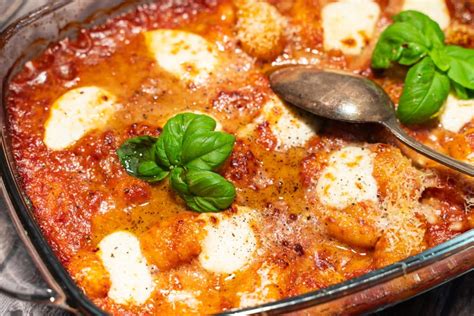 Gnocchi- Auflauf mit Tomate Mozzarella