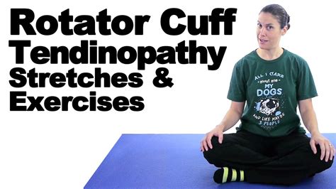 Rotator Cuff Tendinopathy Stretches And Exercises Ask Doctor Jo Youtube
