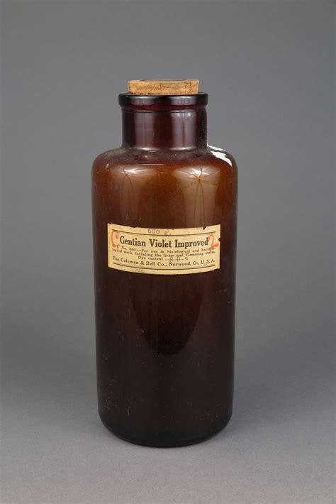 Gentian Violet Improved Stock Bottle Stain 33 Smithsonian Institution