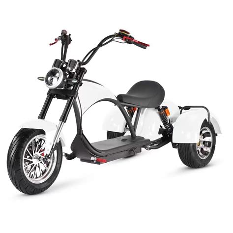 2021 New Model 12 Inch Harley Scooter Three Wheel Electric Citycoco Diy