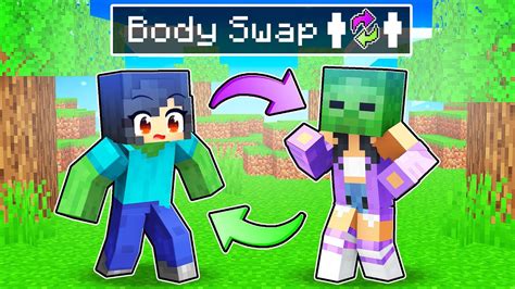 How Aphmau And Zombie Swap The Body In Minecraft Aaron And Ein Youtube