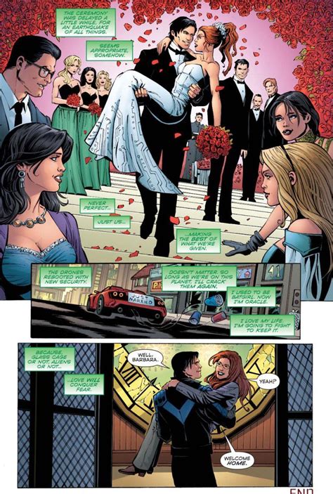 Nightwing Marries Oracle Nightwing Nightwing And Batgirl Batgirl