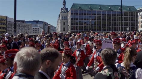 Norwegian Constitution Day In Oslo Norway On May Stock Footage