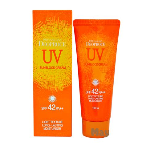 Kem Chống Nắng Deoproce Uv Sunblock Cream 100g Spf 42 Pa CÔng NghỆ