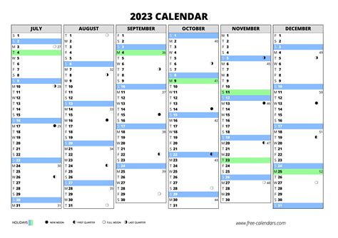 2023 Calendar ≡ Free