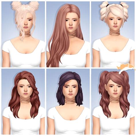 27 Best Sims 4 Hair Female Maxis Match Recolor Images On