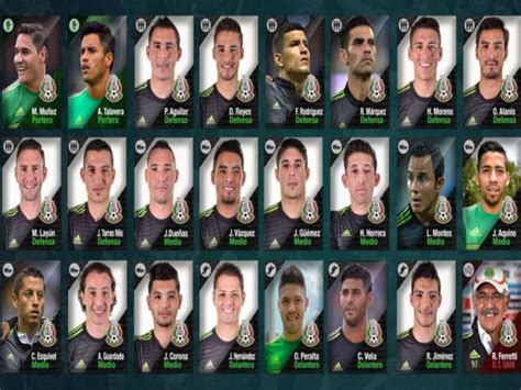 Gana Gol México on Twitter: "De los 23 convocados por el Tuca a