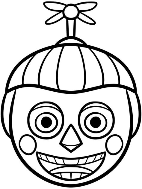 Balloon Boy Five Nights At Freddys Coloring Page Download Print Or