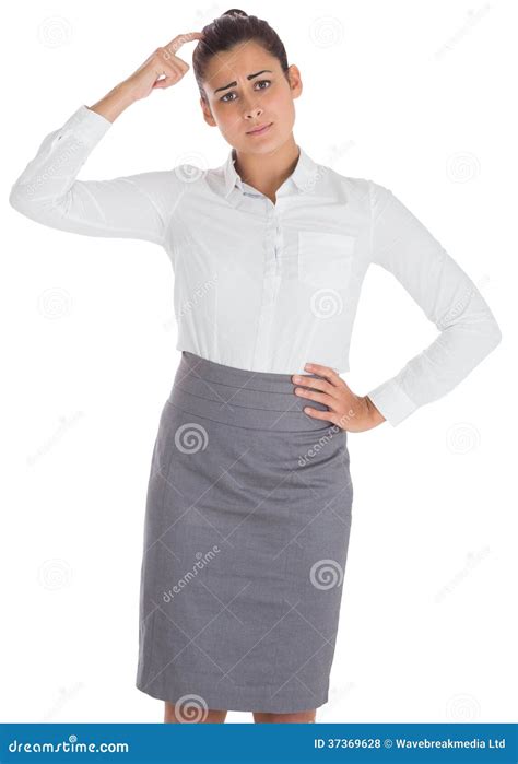 Worried Businesswoman Stock Photo Image Of Professional 37369628