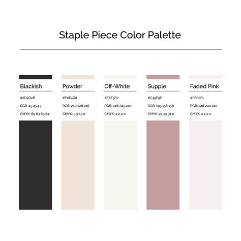 More Minimalist Color Palettes To Jump Start Your Creative Business