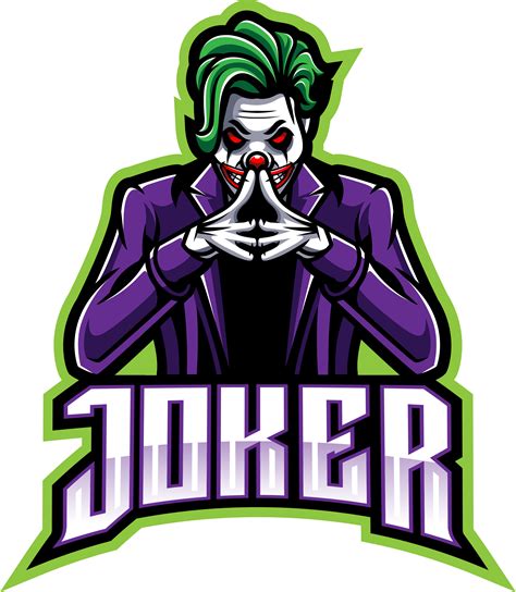 Joker Esport Mascot Logo Design By Visink Joker