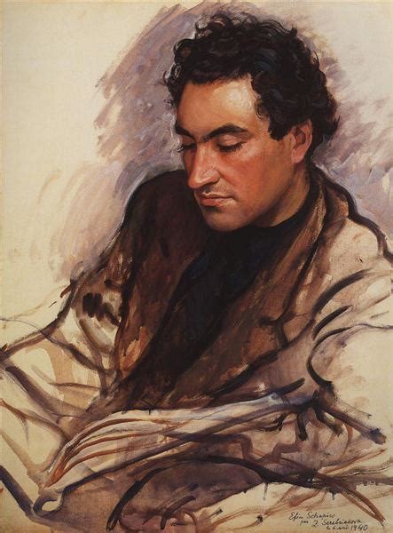 Fan account of zinaida serebriakova, a russian (later french) painter. Portrait of E. Shapiro, 1940 - Zinaida Serebriakova ...
