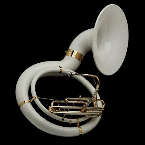 Bbb Sousaphone With White Abs Bell And Body Sp30 Sousaphone Brass